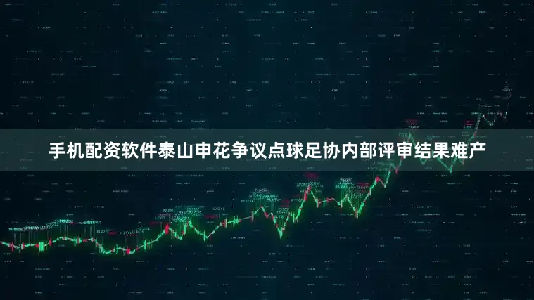 手机配资软件泰山申花争议点球足协内部评审结果难产